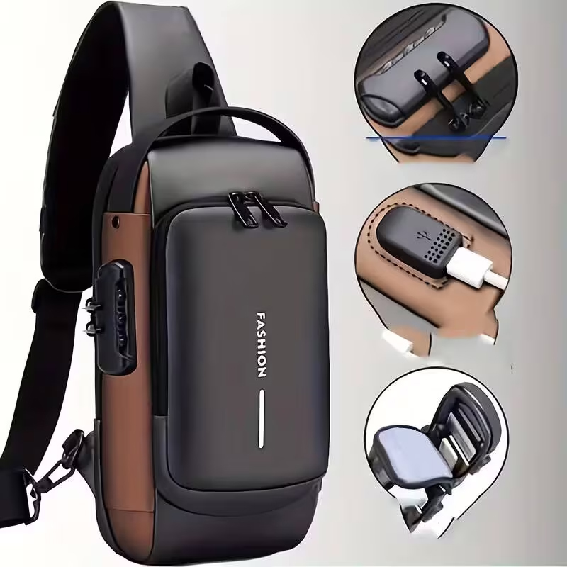 Travel Backpack Anti Theft - Diebstahlsicherer Motorrad-Rucksack mit abschließbaren Reißverschlüssen –