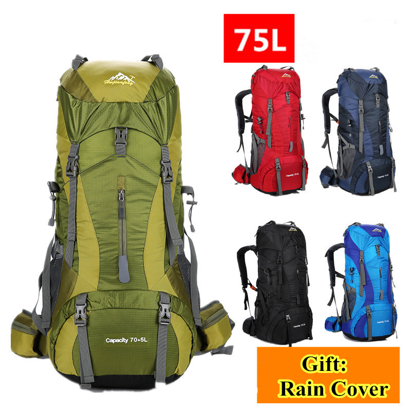 Rain Cover Backpack - 75L Männer Frauen Outdoor Wandern Reise