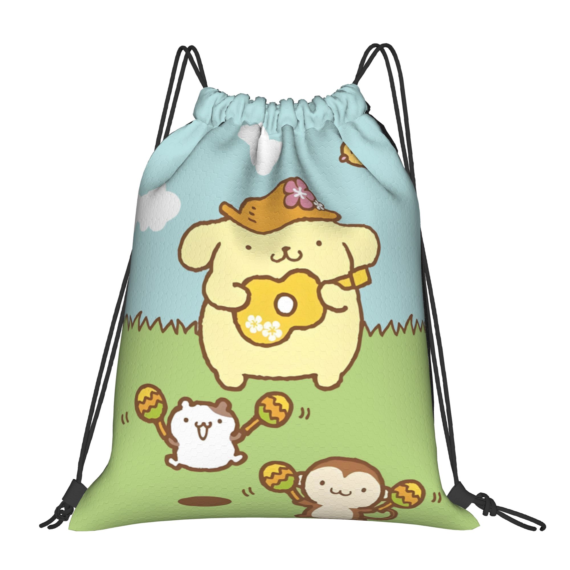 Drawstring Gym Bag - Benutzerdefinierte P-Pompompurines-Rucksäcke mit Kordelzug für Männer