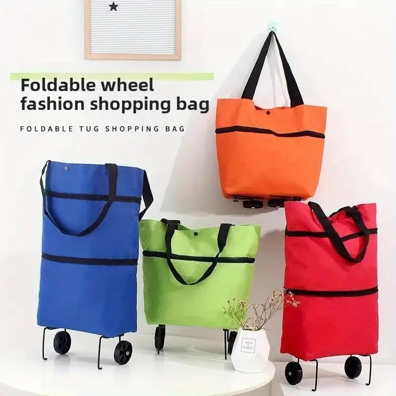 Foldable Backpack Small - Faltbarer Tragbarer Einkaufswagen mit Rädern |
