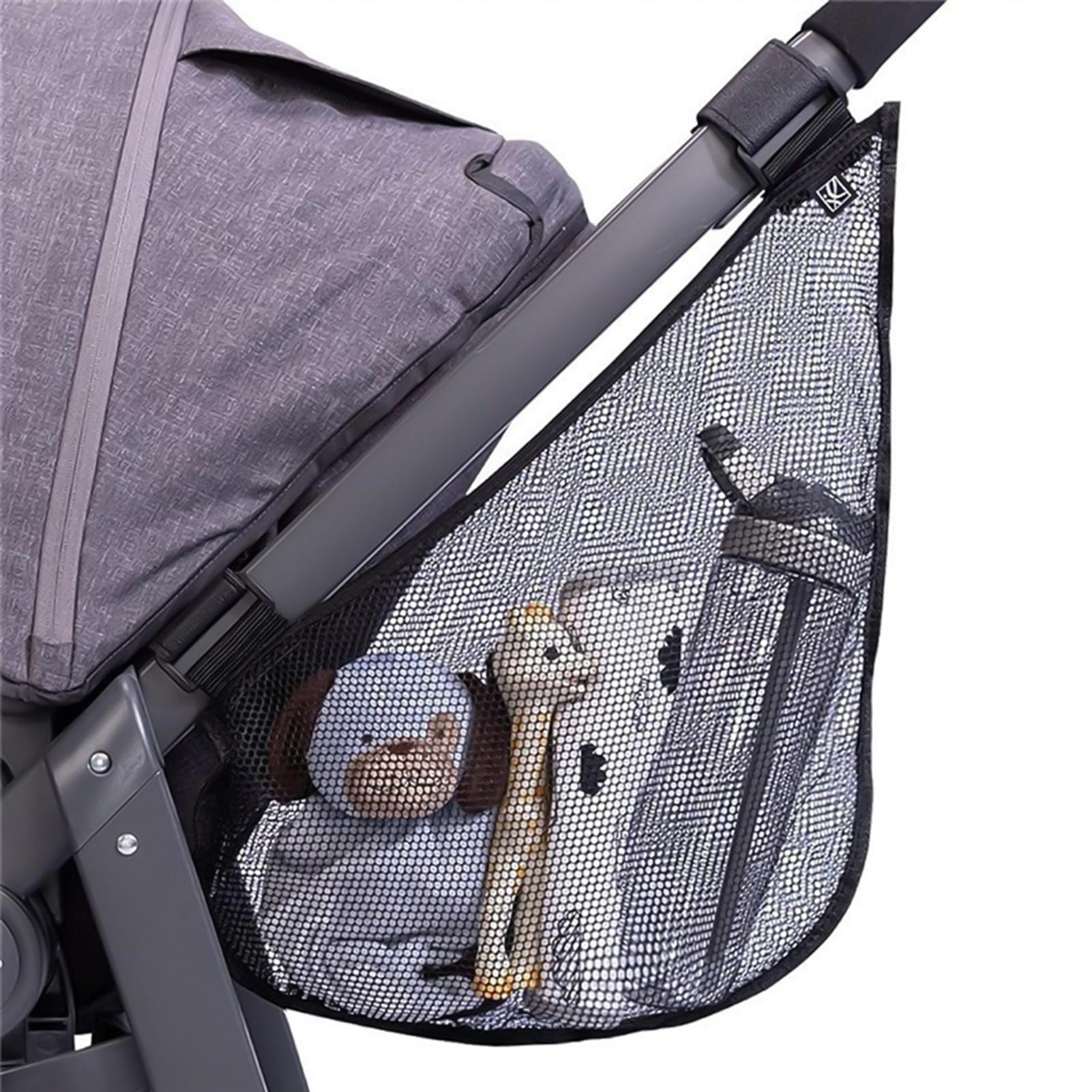 Backpack Diaper Bag - Verstellbare Gurte Universelles Rutschfestes Kinderwagen-Seitennetz für