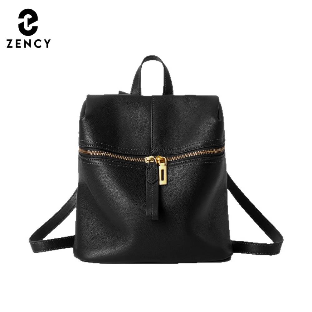 Leather Backpack Vintage - Zency Damen-Rucksack aus echtem Leder, Rucksack