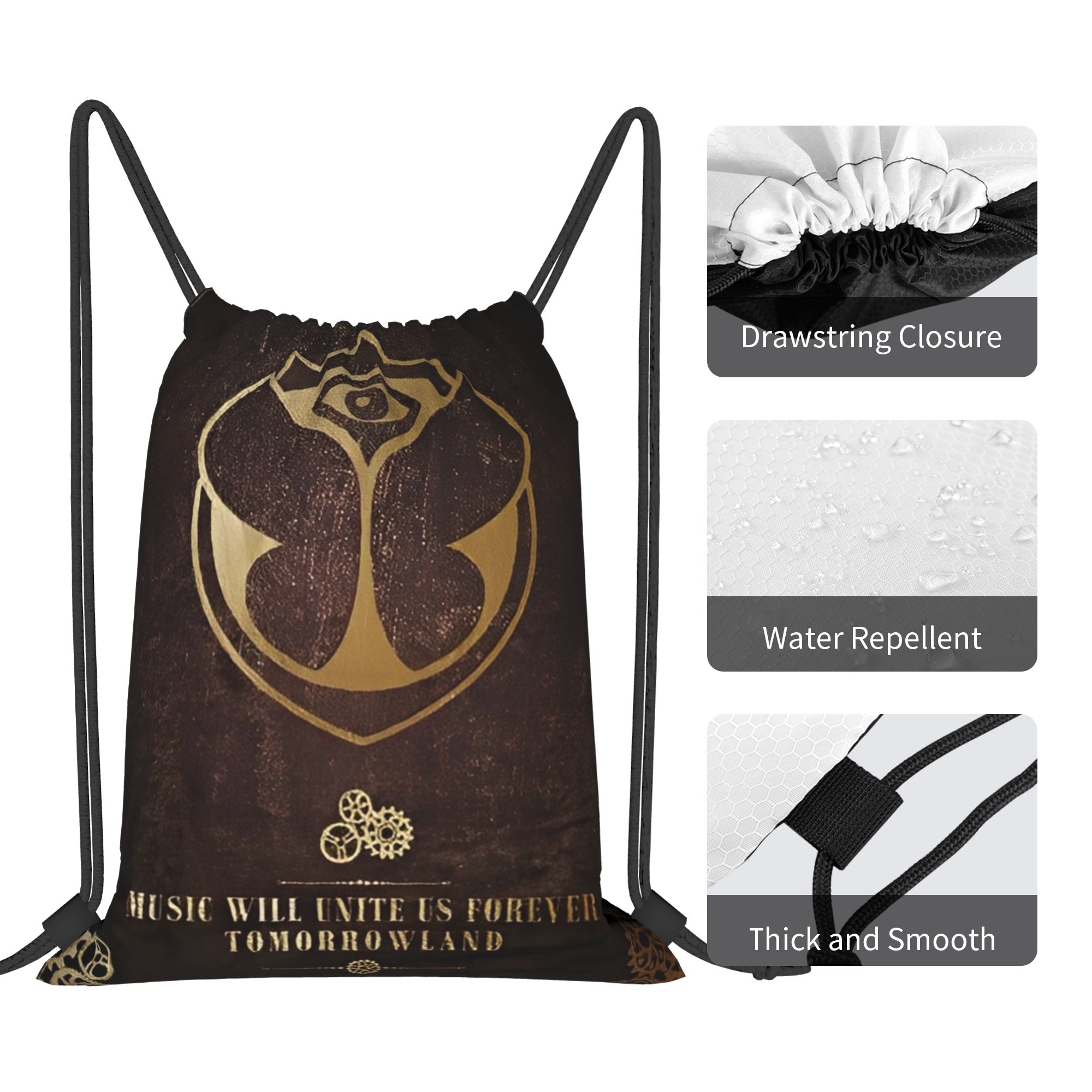 Tomorrowlands Turnbeutel mit K – Drawstring Gym Bag Bewertung und Preis