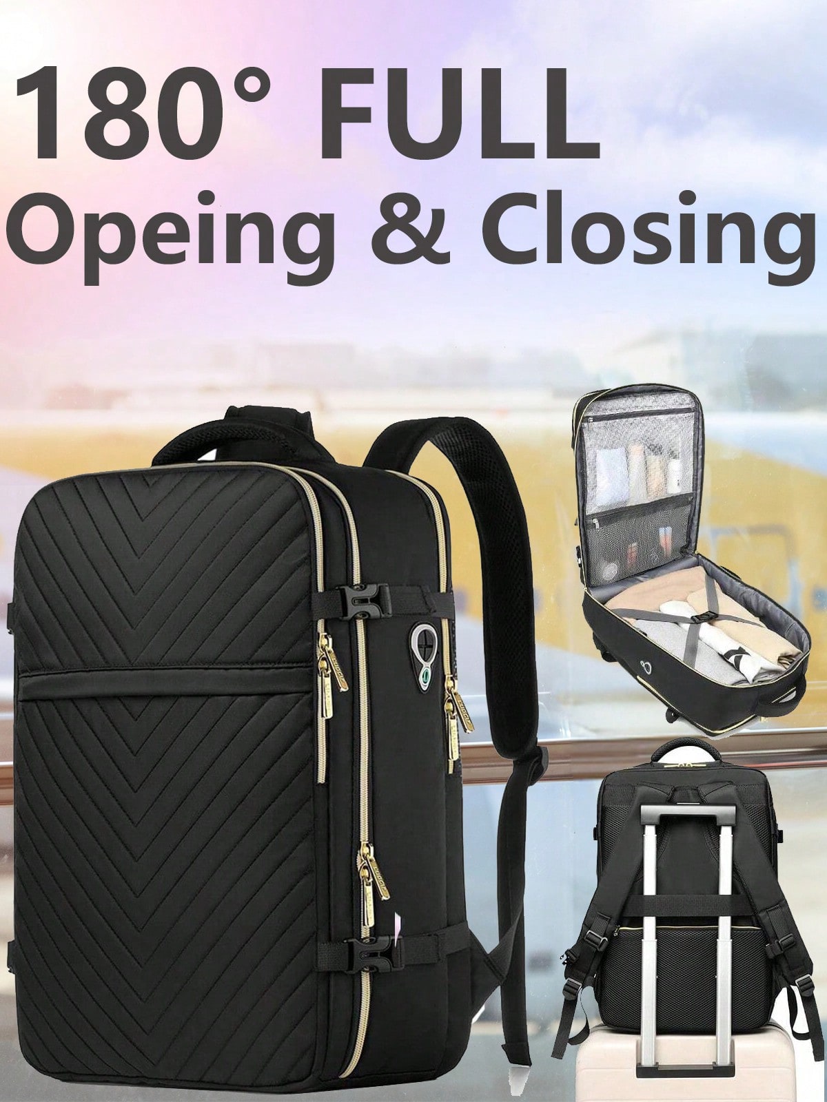Großer Reise-Rucksack - Flugta – Travel Backpack Anti Theft Bewertung und Preis