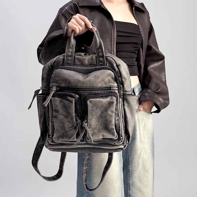 Luxuriöse, weiche, gewaschene  – Leather Backpack Vintage Bewertung und Preis