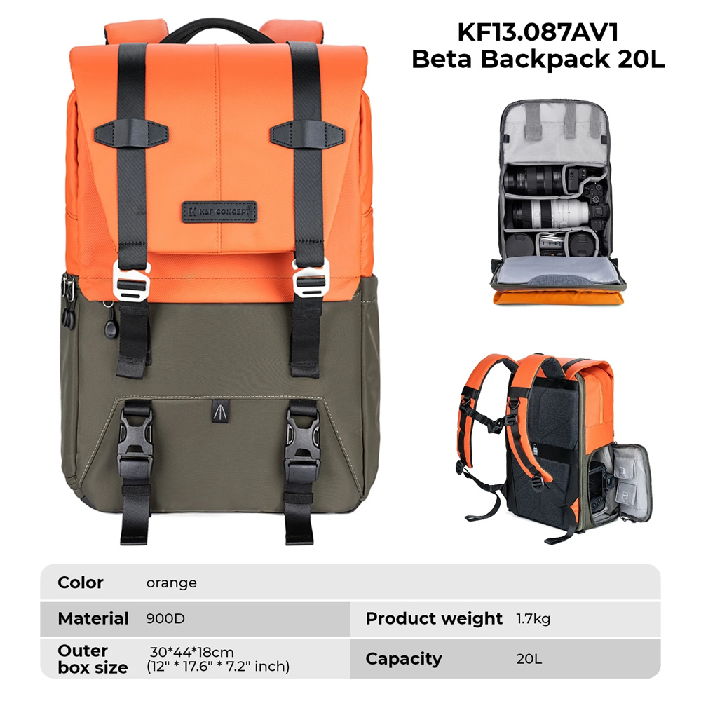 K&F CONCEPT Kamerarucksack Rei – Rain Cover Backpack Bewertung und Preis