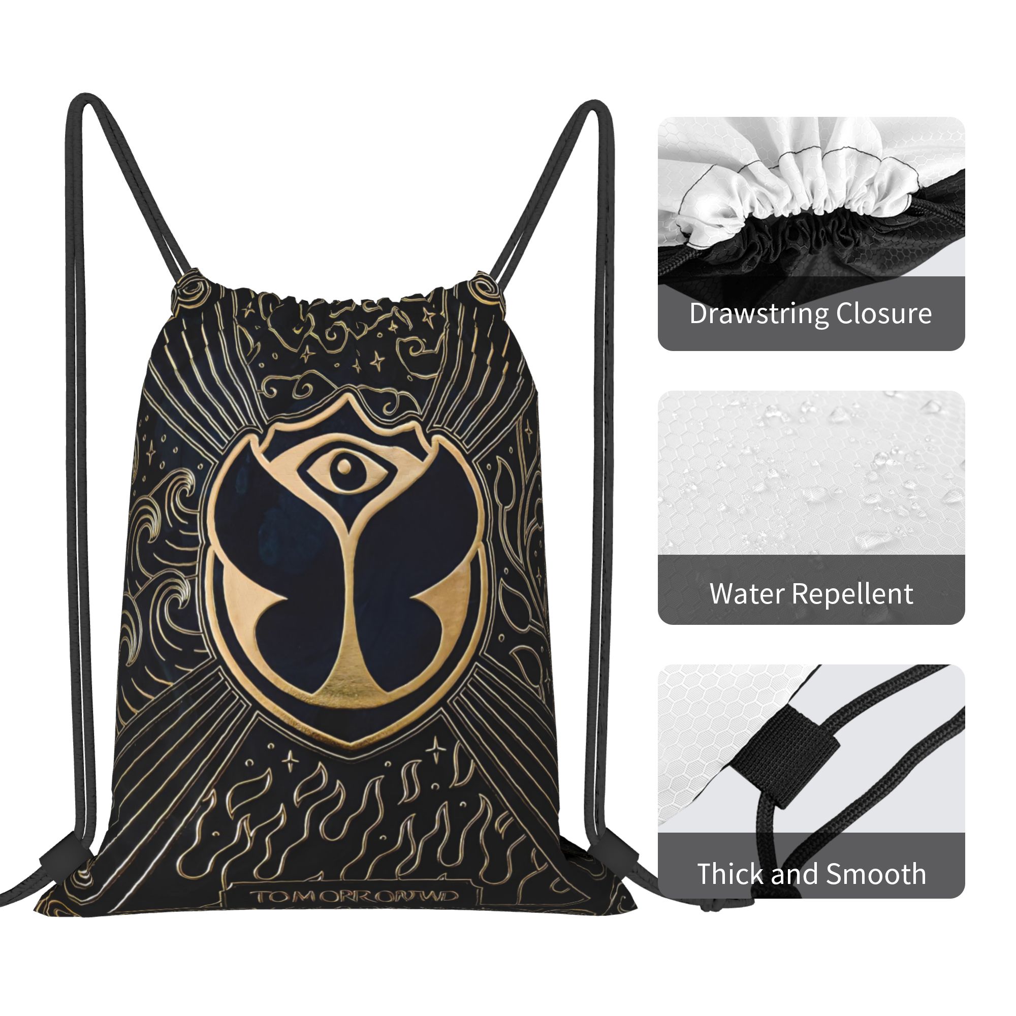 Tomorrowlands Rucksack mit Kor – Drawstring Gym Bag Bewertung und Preis