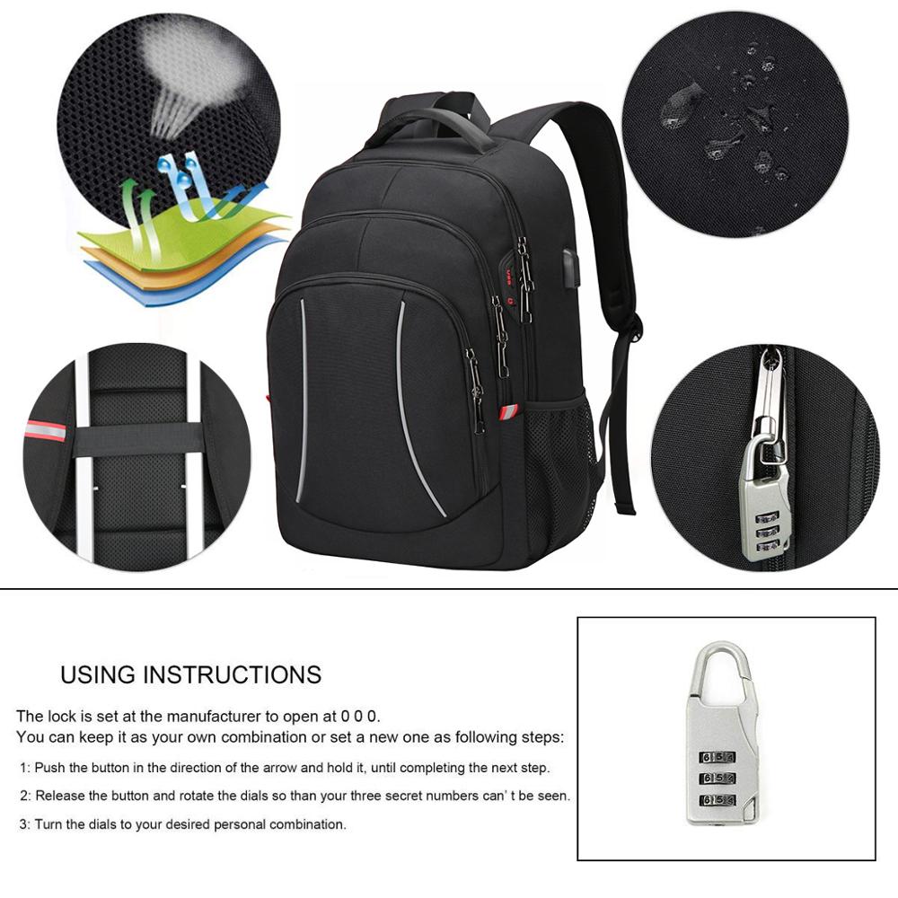Männer Multifuction Reise Lapt – Travel Backpack Anti Theft Bewertung und Preis
