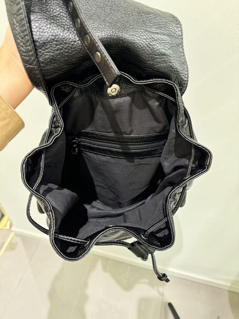 Gothic Punk PU Leder Umhängeta – Leather Backpack Vintage Bewertung und Preis