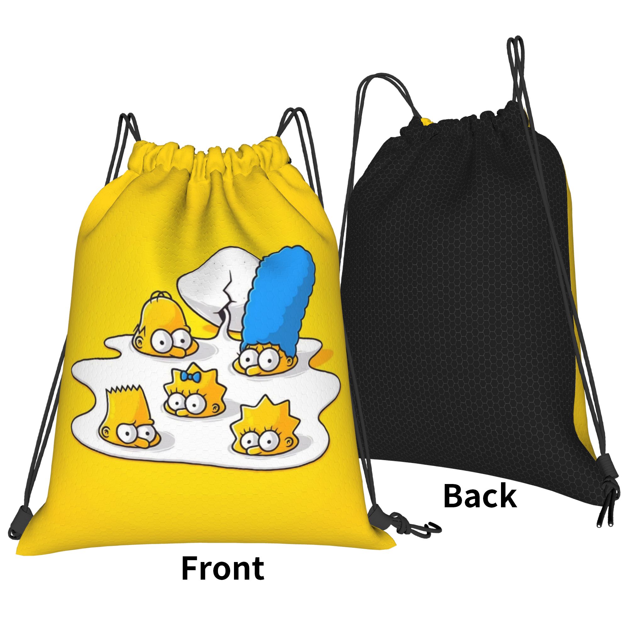 Simpsonsed Cartoon-Rucksack mi – Drawstring Gym Bag Bewertung und Preis