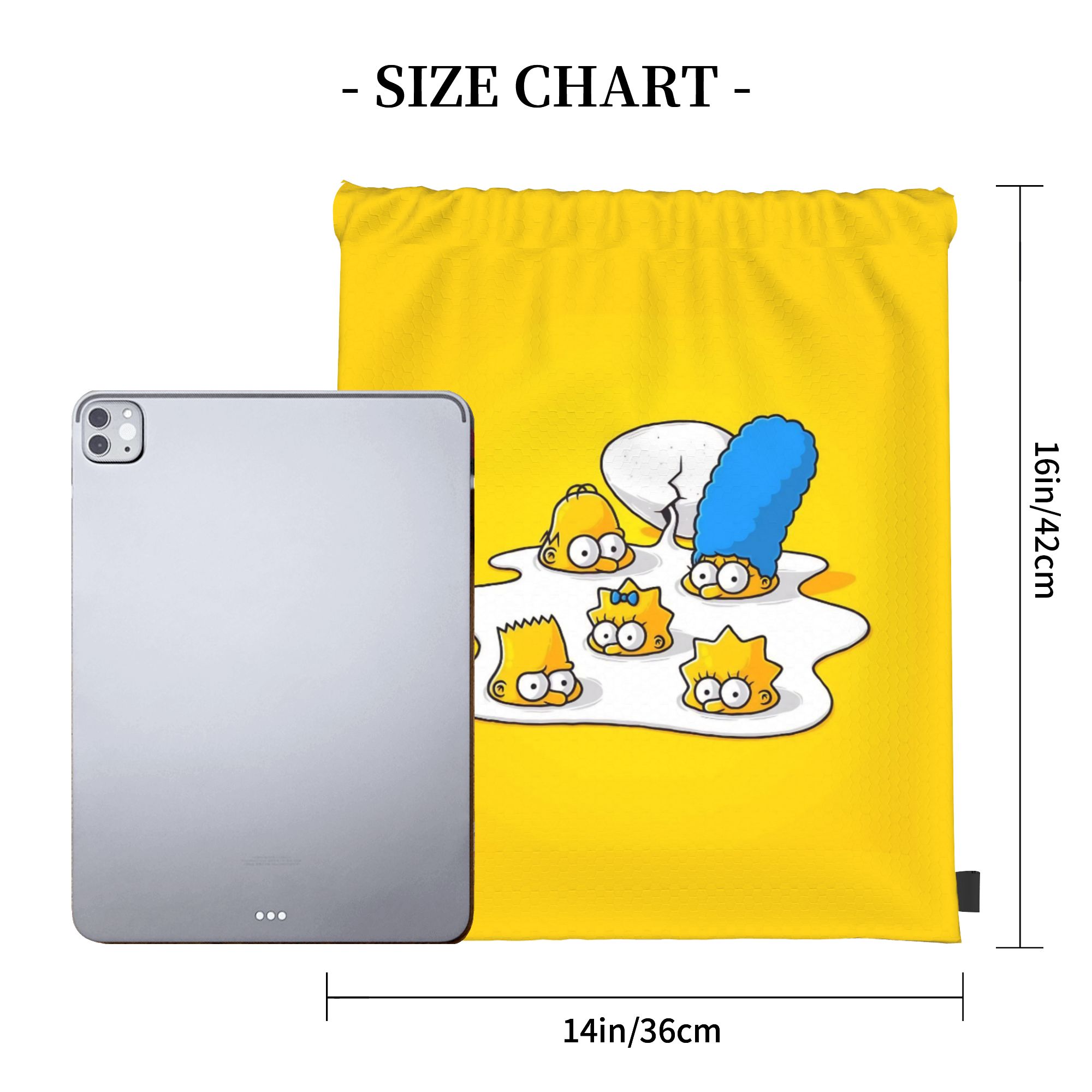 Simpsonsed Cartoon-Rucksack mi – Drawstring Gym Bag Bewertung und Preis