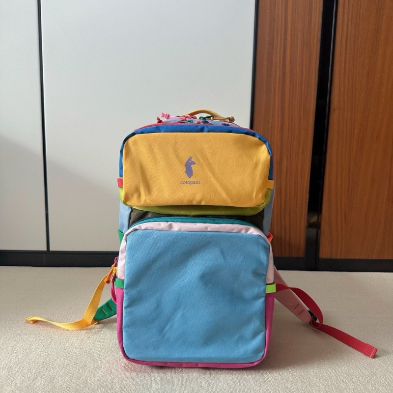 Dopamine Color Block Rucksack, – Canvas Backpack Casual Bewertung und Preis