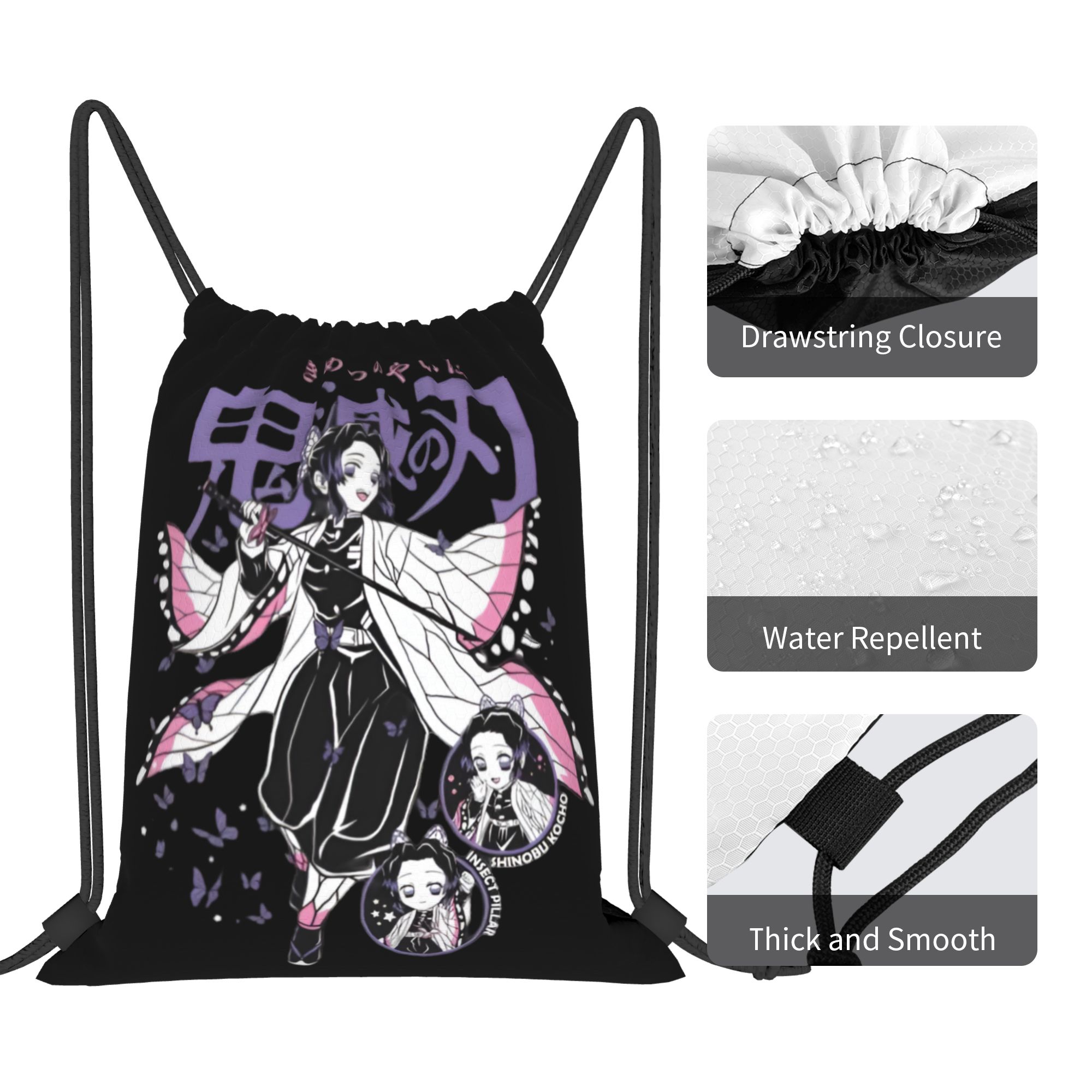 Benutzerdefinierte Demon Slaye – Drawstring Gym Bag Bewertung und Preis