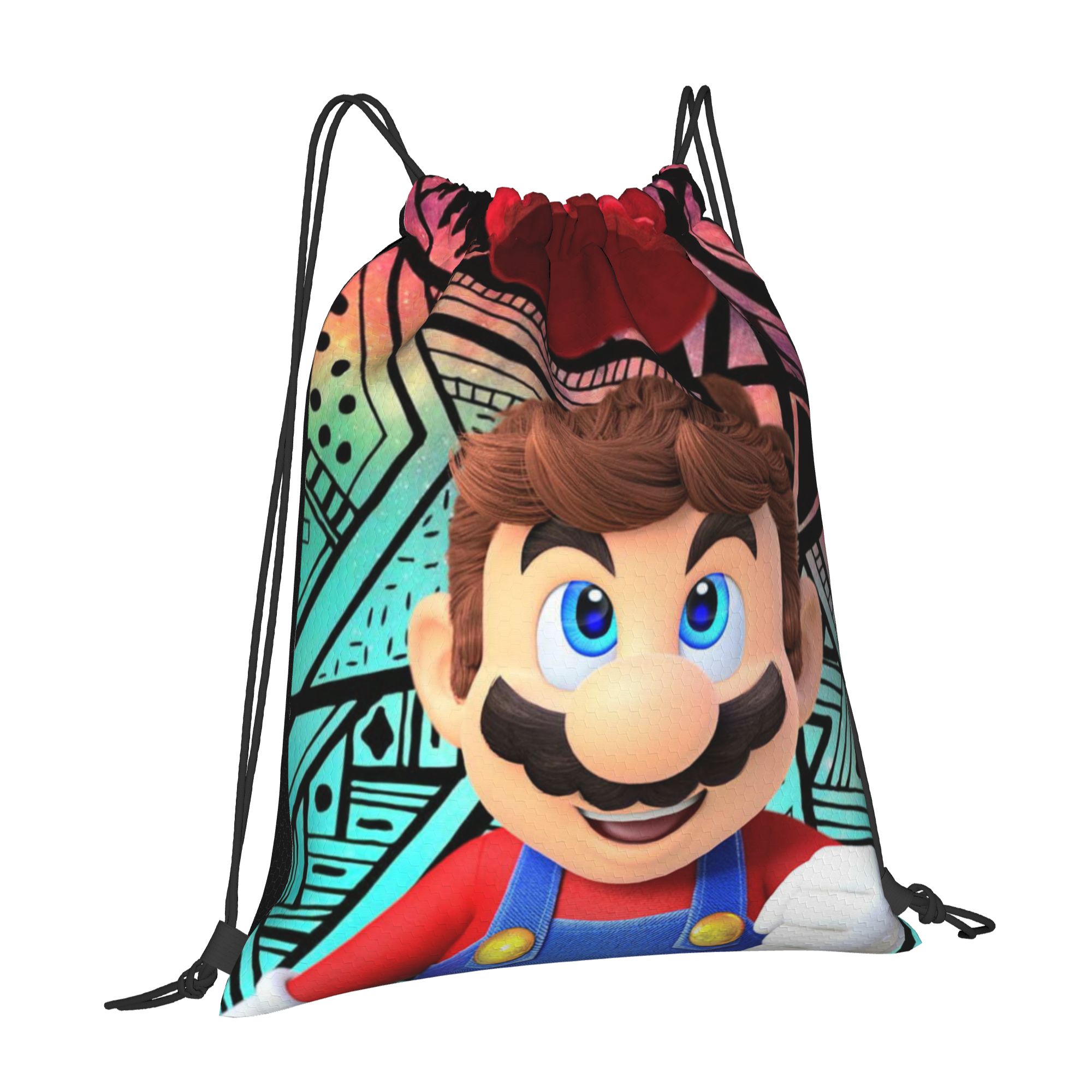 Benutzerdefinierter M-Marioes  – Drawstring Gym Bag Bewertung und Preis