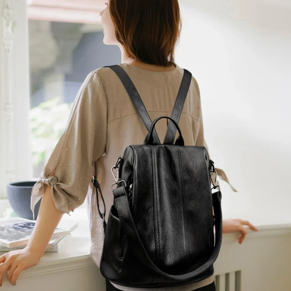 NEUER Anti-Diebstahl-Laptop-Ru – Leather Backpack Vintage Bewertung und Preis