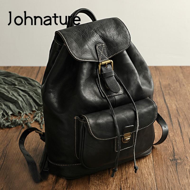 Johnature Freizeit-Reisetasche – Leather Backpack Vintage Bewertung und Preis